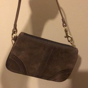 Classic coach wristlet